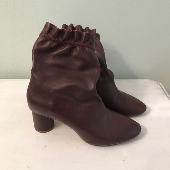 Nanette Lenore burgundy leather boots - Picture 1 of 12
